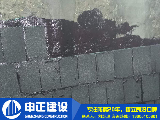 150米煙囪內壁貼陶瓷?；u